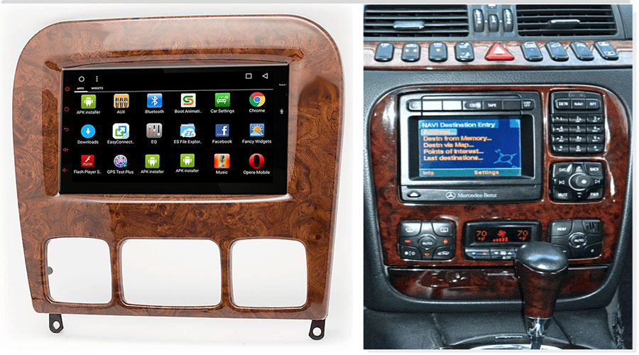 Mercedes S Class W220 Android Navigasyon ve Multimedya Sistemi