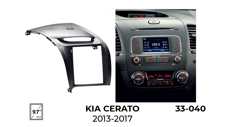Kia Cerato 9.7 inç Tesla Multimedya Çerçevesi