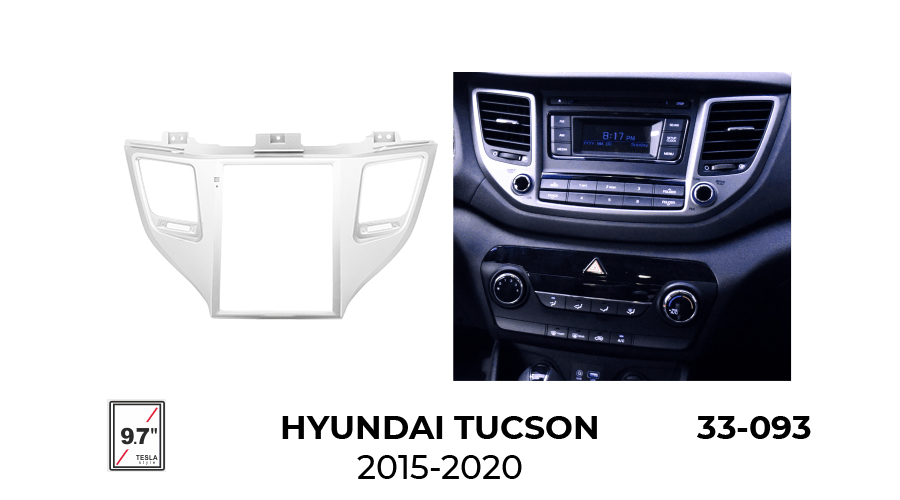 Hyundai Tucson 9.7 inç Tesla Multimedya Çerçevesi