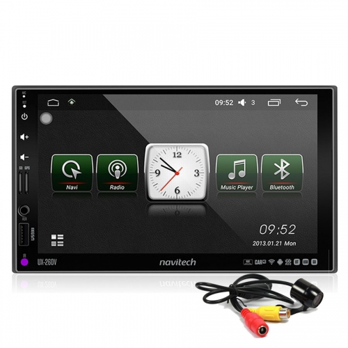 Navitech UX-260V Android Navigasyon ve Multimedya Sistemi 7 inç Double Teyp + kamera
