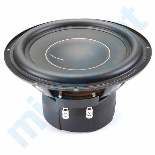 Pioneer TS-D12D2 2000 Watt 30 cm Oto Subwoofer Bas Çift Bobin