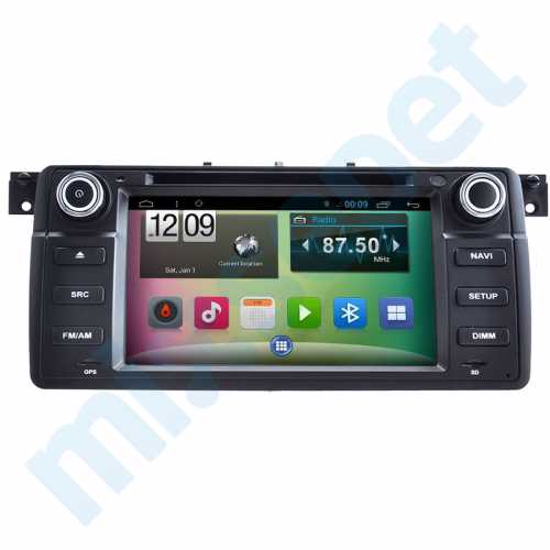 Mixtech Bmw E46 Android Navigasyon ve Multimedya Sistemi 7 inç Double Teyp