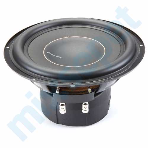 Pioneer TS-D10D4 1500 Watt 25 cm Oto Subwoofer Bas Çift Bobin