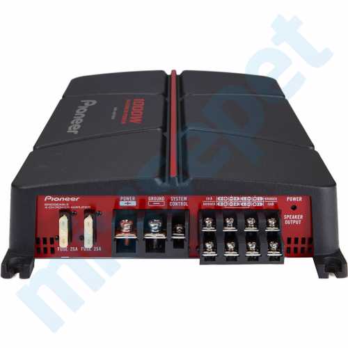 Pioneer GM-A6704 4 Kanal 1000 Watt Oto Amfi Amplifikatör