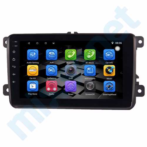 Mixtech Volkswagen Seat Skoda Android 7.1 Navigasyon ve Multimedya Sistemi 8 inç 