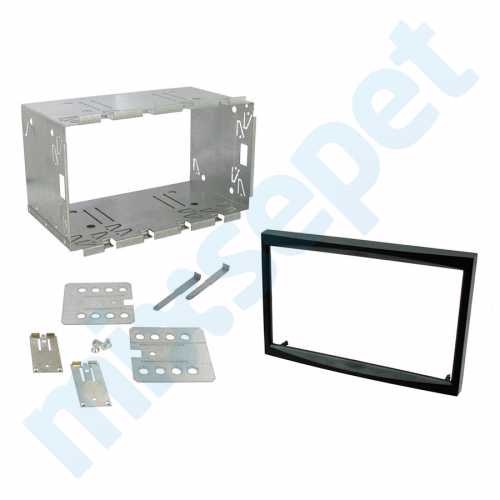 Citroen C2 C3 Berlingo Jumpy Fiat Scudo Peugeot 207 307 Double Multimedya Çerçevesi 11-091p