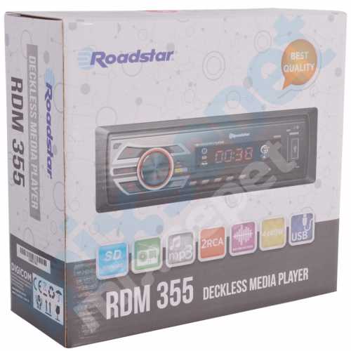 Roadstar USB SD Radyo Oto Teyp + 17 cm Hoparlör mix-355.17