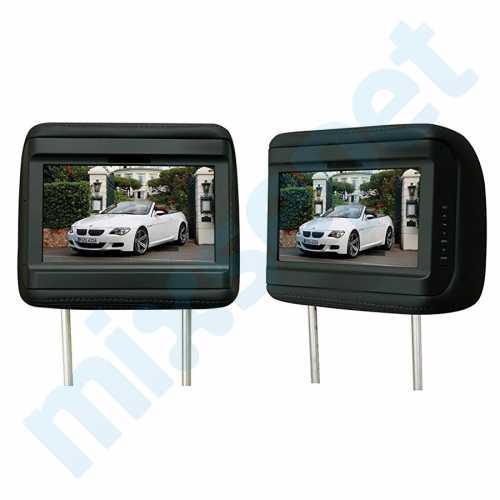 Xetec HRM-979 9 inç Kafalık Başlık Monitörü USB SD Oynatıcılı