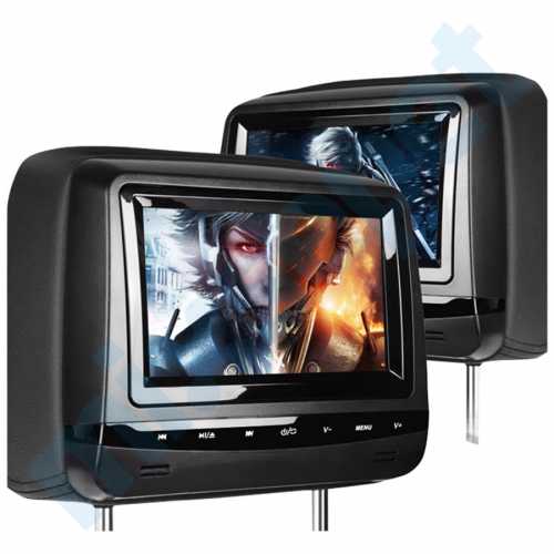 Mixtech 7 inç Kafalık Başlık Monitörü USB SD Oynatıcılı