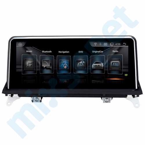 Bmw X5 E70 X6 E71 Android Navigasyon ve Multimedya Sistemi 10.25 inç