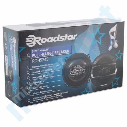 Roadstar RDH-524S 13 cm 220 Watt Oto Hoparlör 4 Yollu