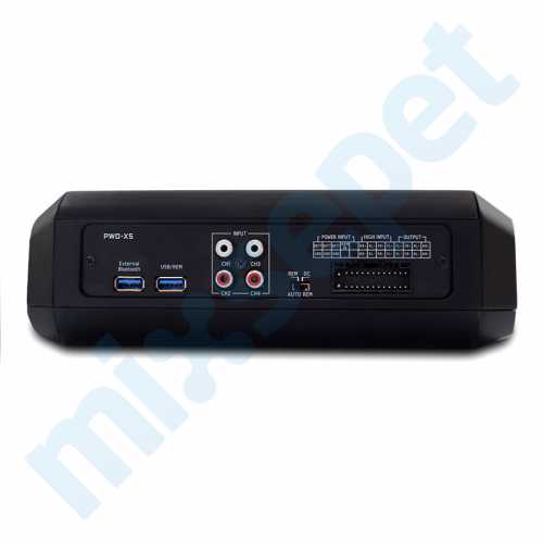 Alpine PWD-X5 440 Watt Koltuk Altı Subwoofer + 4 kanal DSP Amplifikatör