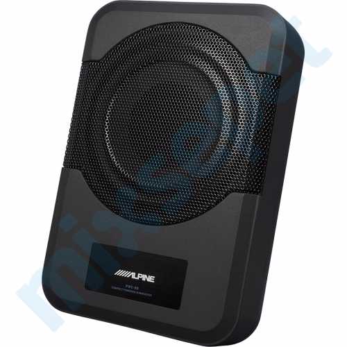 Alpine PWE-S8 Amfili 240 Watt 20 cm Oto Koltuk Altı Subwoofer Bass 