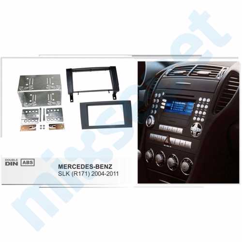 Mercedes SLK R171 Double Multimedya Çerçevesisi 06-031p