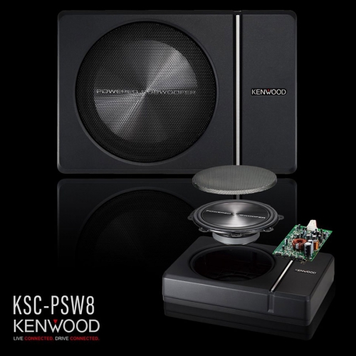 Kenwood KSC-PSW8 Amfili 250 Watt 20 cm Oto Koltuk Altı Subwoofer Bass