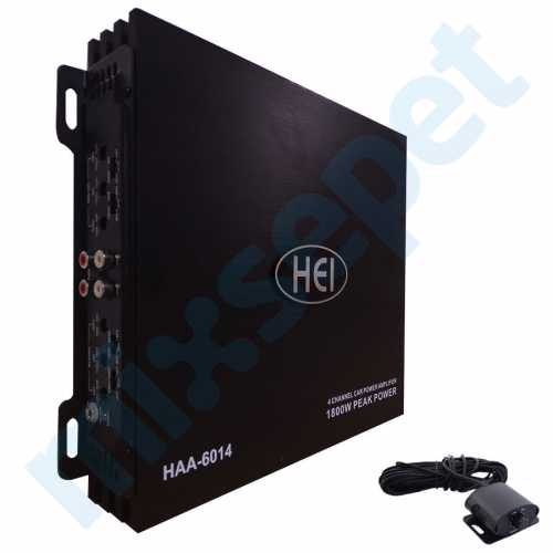 HEI HAA-6014 4 Kanal 1800 Watt Oto Amplifikatör