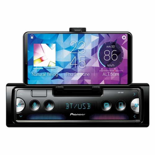 Pioneer SPH-C10BT + Park Sensörü USB MP3 Bluetooth Oto Teyp iPhone ve Android Cihazlara bağlanır