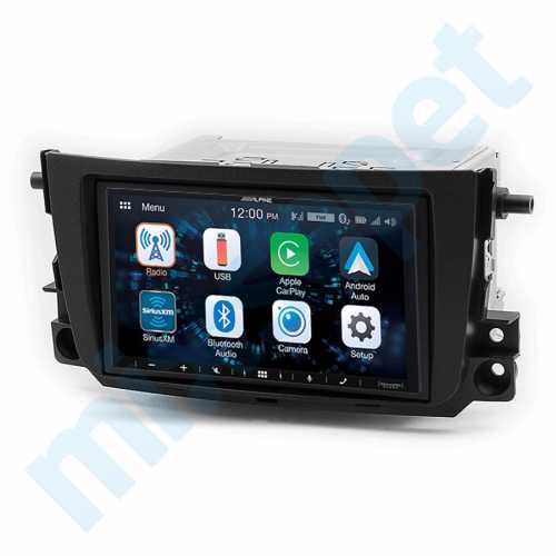 Alpine Smart ForTwo (451) CarPlay AndroidAuto Multimedya Sistemi