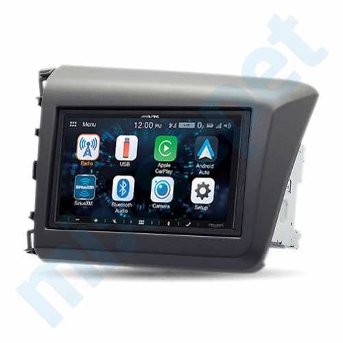 Alpine Honda Civic CarPlay AndroidAuto Multimedya Sistemi