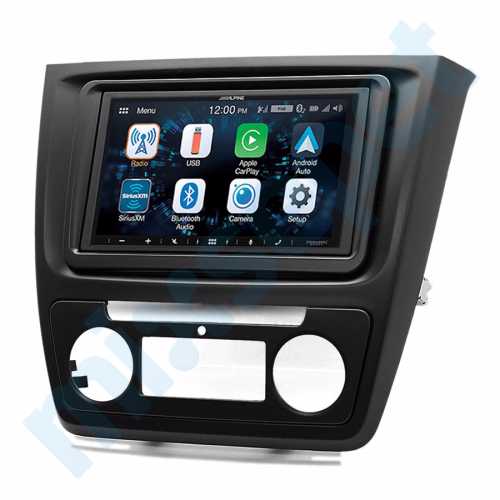 Alpine Skoda Yeti Dijital Klima CarPlay AndroidAuto Multimedya Sistemi