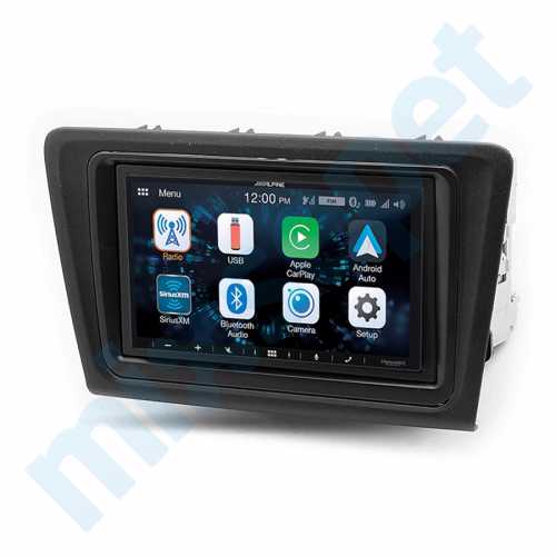 Alpine Skoda Rapid Seat Toledo CarPlay AndroidAuto Multimedya Sistemi