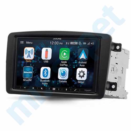 Alpine Mercedes Benz C Class W203 Vito Viano CarPlay AndroidAuto Multimedya Sistemi