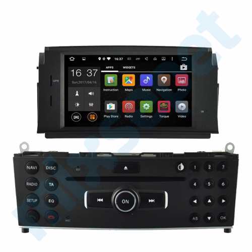 Mixtech Mercedes W204 Android Navigasyon ve Multimedya Sistemi 7 inç Double Teyp