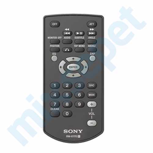 Sony RM-X170 Multimedya Uzaktan Kumandası AX Serileri İçin