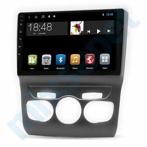 Citroen C4 10.1 inç Android Navigasyon ve Multimedya Sistemi