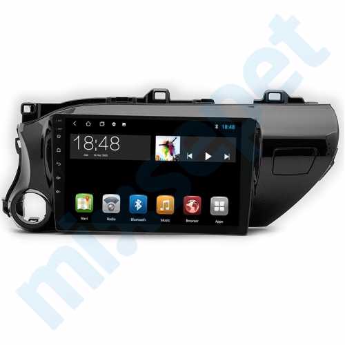 Toyota Hilux 10.1 inç Android Navigasyon ve Multimedya Sistemi