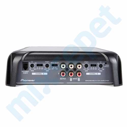 Pioneer GM-DX874 4 Kanal 1200 Watt Oto Amfi Amplifikatör