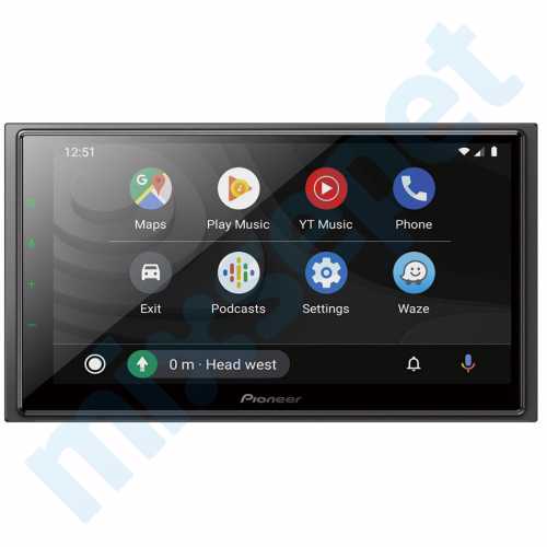 Pioneer DMH-Z6350BT Multimedya Apple CarPlay Android Auto Sistemi