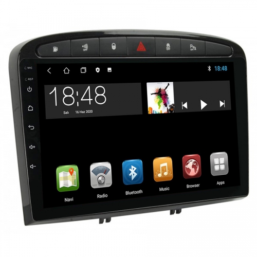 Peugeot 308 9 inç Android Navigasyon ve Multimedya Sistemi
