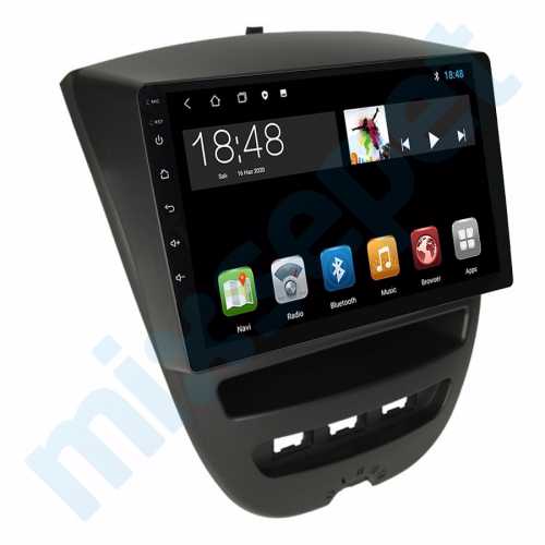 Citroen C1 Peugeot 107 10.1 inç Android Navigasyon ve Multimedya Sistemi