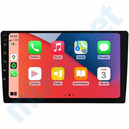 Mixtech 10.1 inç Carplay Androidauto Android Multimedya Sistemi Mx-10.4CP