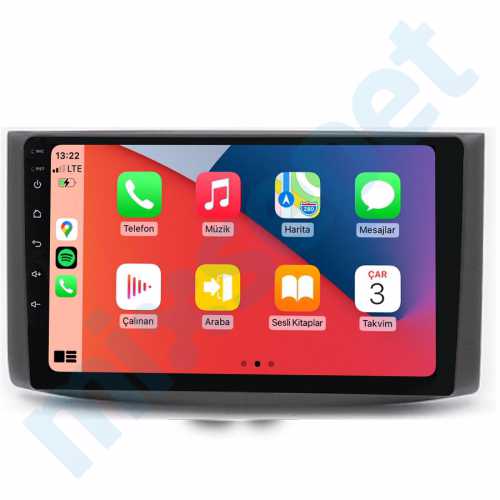 Chevrolet Aveo 9 inç Carplay Androidauto Multimedya Sistemi