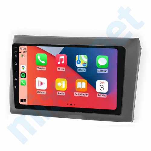 Fiat Stilo 9 inç Carplay Androidauto Multimedya Sistemi