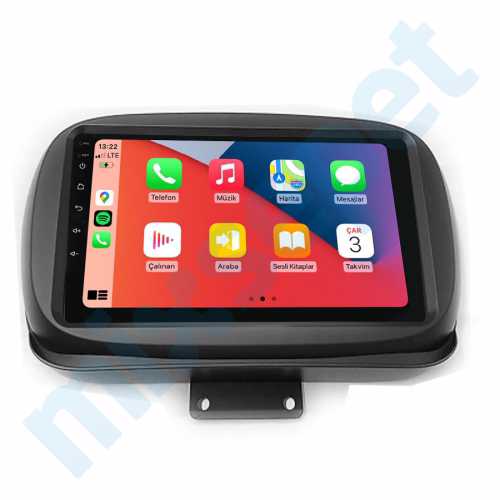 Fiat 500X 9 inç Carplay Androidauto Multimedya Sistemi