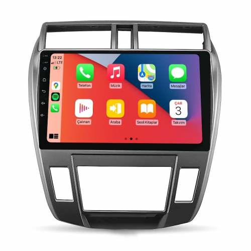 Honda City Digital Klima 10.1 inç Carplay Androidauto Multimedya Sistemi