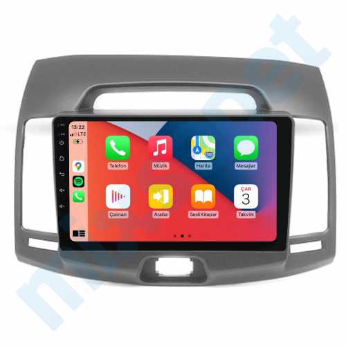 Hyundai Elentra 9 inç Carplay Androidauto Multimedya Sistemi