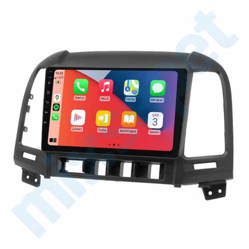 Hyundai Santa Fe 9 inç Carplay Androidauto Multimedya Sistemi