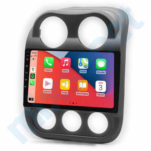 Jeep Compass 10.1 inç Carplay Androidauto Multimedya Sistemi