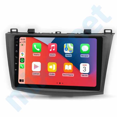 Mazda 3 9 inç Carplay Androidauto Multimedya Sistemi