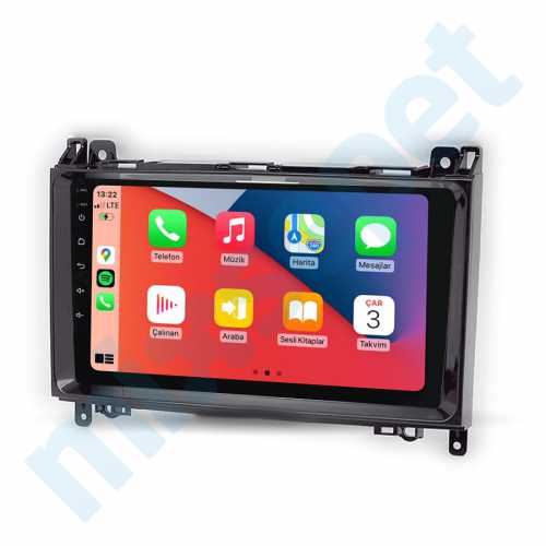 Mercedes B Class Vito Viano 9 inç Carplay Androidauto Multimedya Sistemi