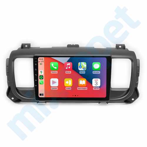 Citroen Jumpy Peugeot Expert 9 inç Carplay Androidauto Multimedya Sistemi