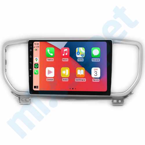 Kia Sportage 9 inç Carplay Androidauto Multimedya Sistemi
