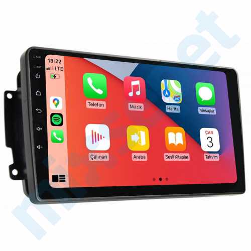 Mercedes C Class W203 Vito Viano 9 inç Carplay Androidauto Multimedya Sistemi
