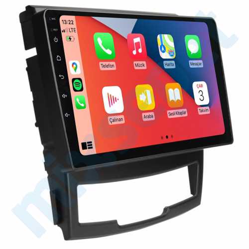 Ssangyong Korando 9 inç Carplay Androidauto Multimedya Sistemi