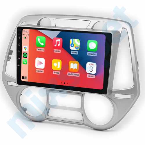 Hyundai i20 9 inç Carplay Androidauto Multimedya Sistemi