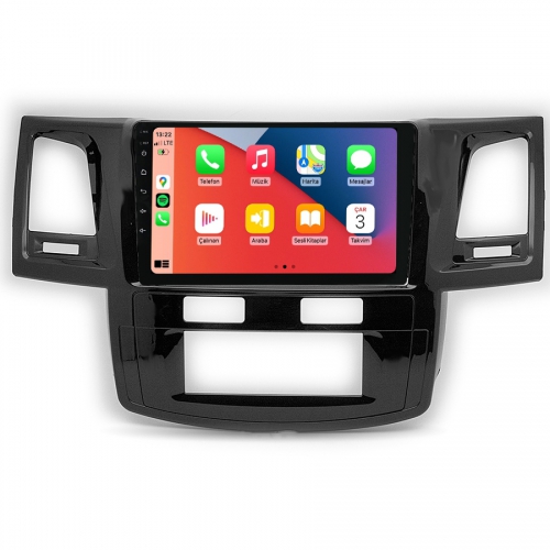 Toyota Hilux Fortuner Dijital Klima 9 inç Carplay Androidauto Multimedya Sistemi